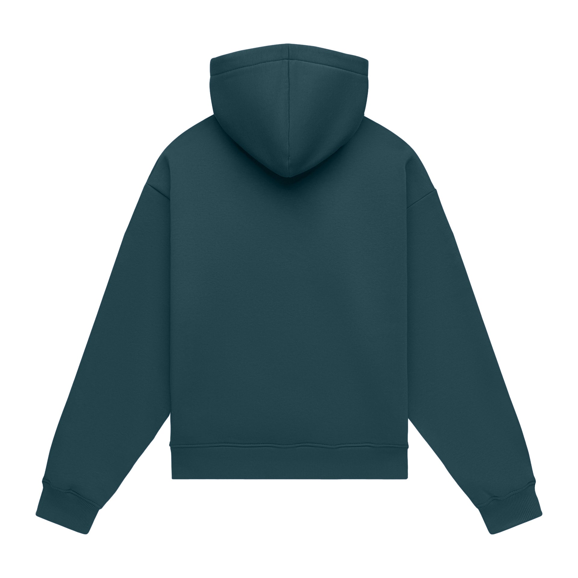 Hoodie oversize LIGHT BRUSHED PETROL