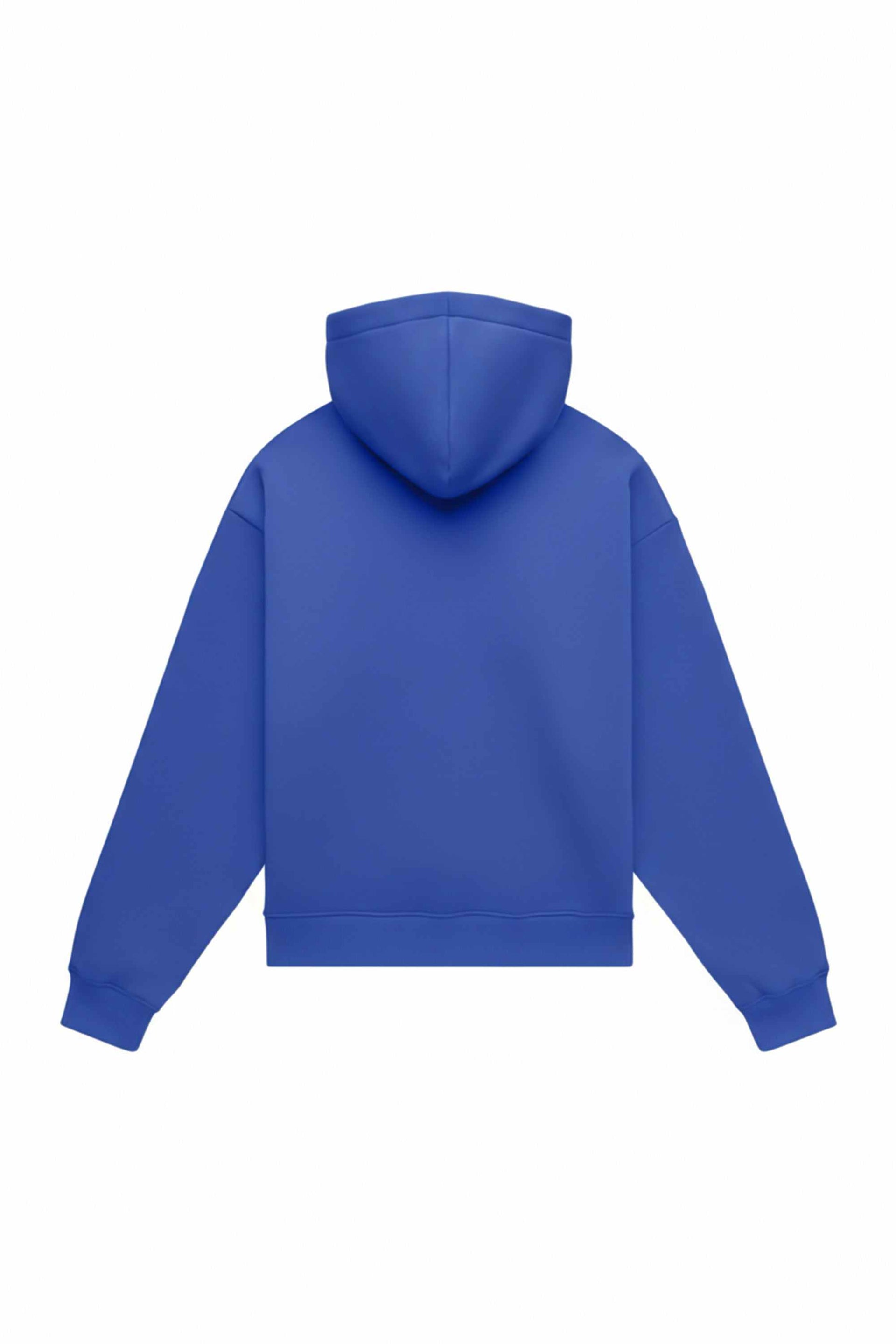 HOODIE OVERSIZE HEAVY LOOP SAX MELANGE