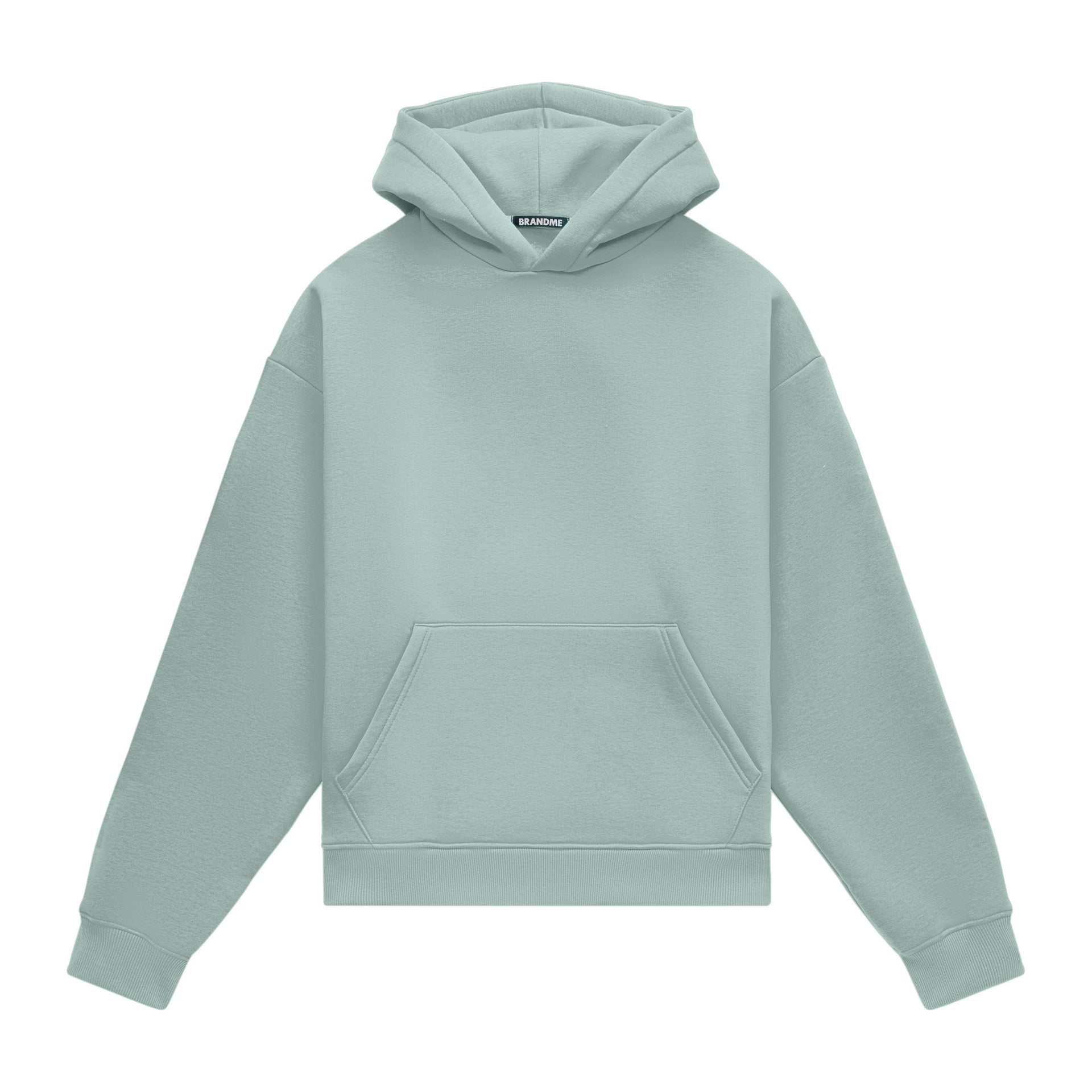 Hoodie oversize LIGHT BRUSHED SKYLIGHT