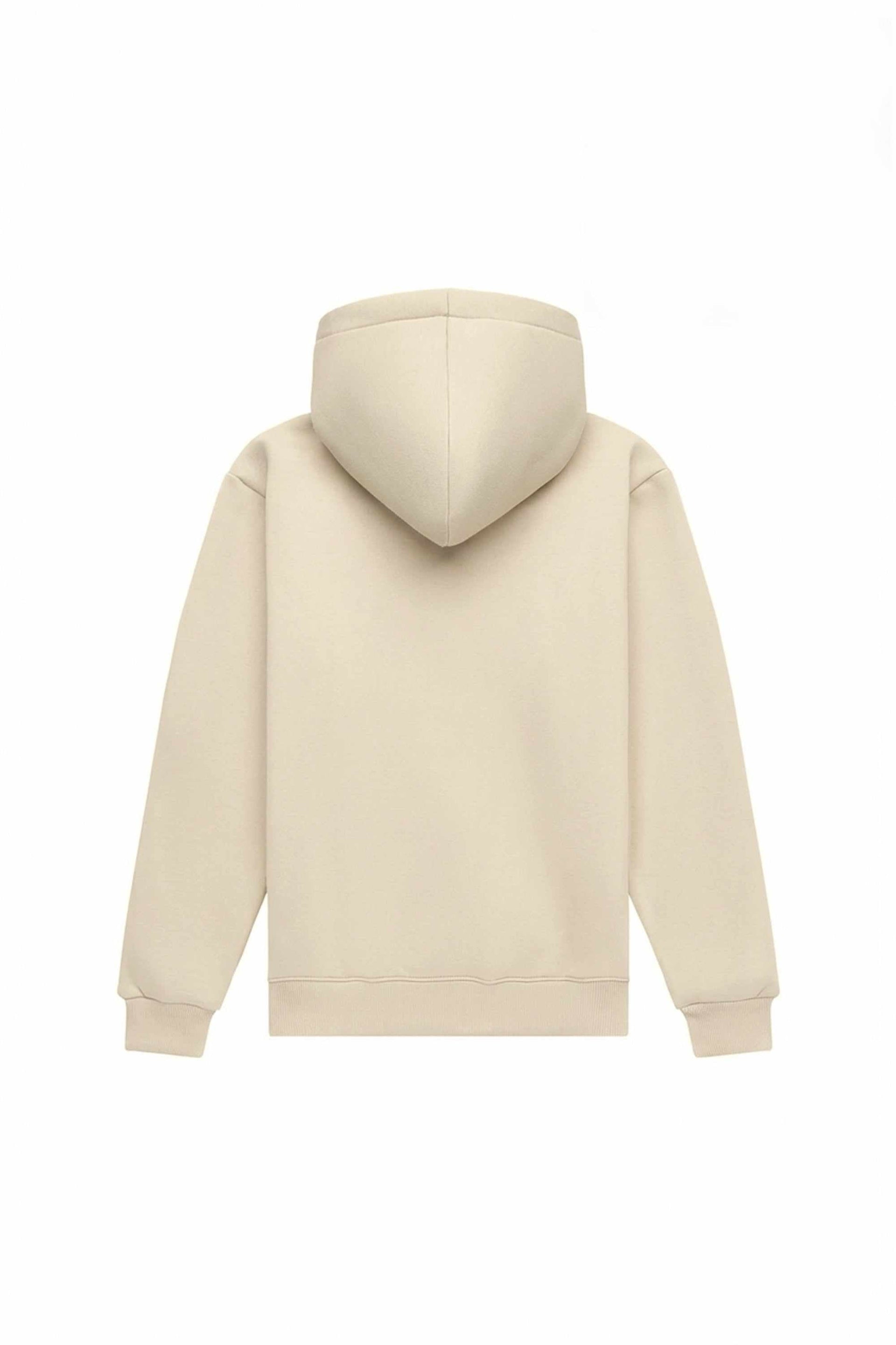 Bluza z kapturem regular Light Brushed Stone w kolorze szarym, wykonana w Polsce, idealna do nadruków.