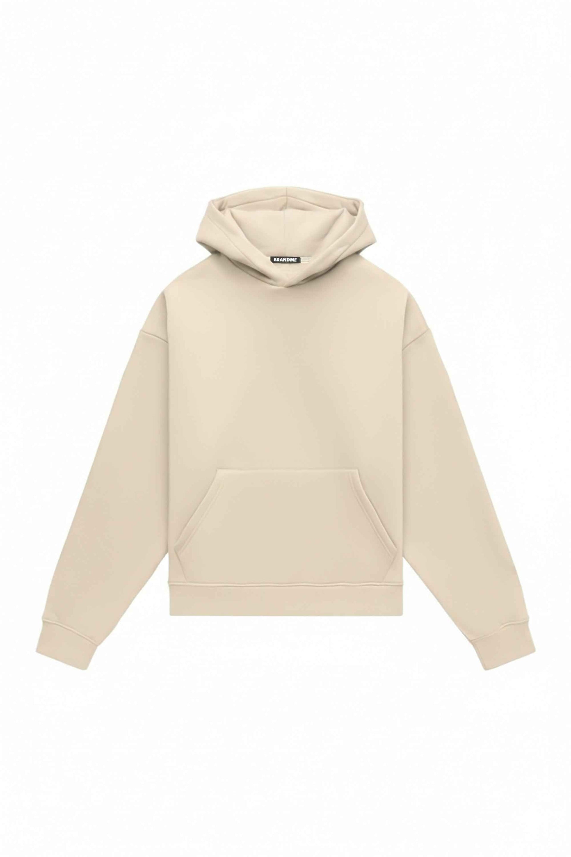 Oversized heavy loop stone hoodie with certified quality fabric, made in Poland, suitable for screen printing and embroidery