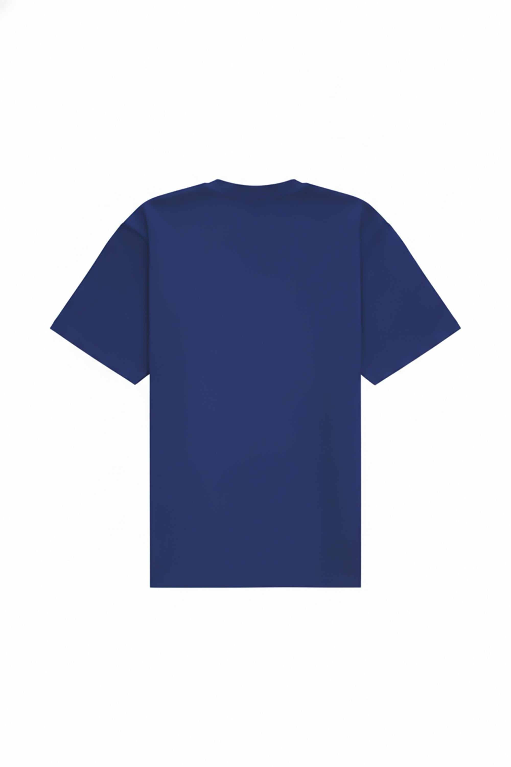 Oversize T-shirt Heavy Ultramarine made in Poland with certified fabric ideal for printing