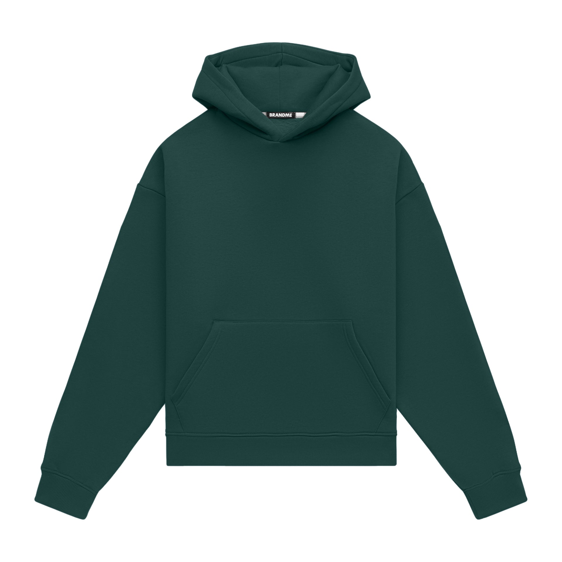 Hoodie oversize LIGHT BRUSHED VERDE
