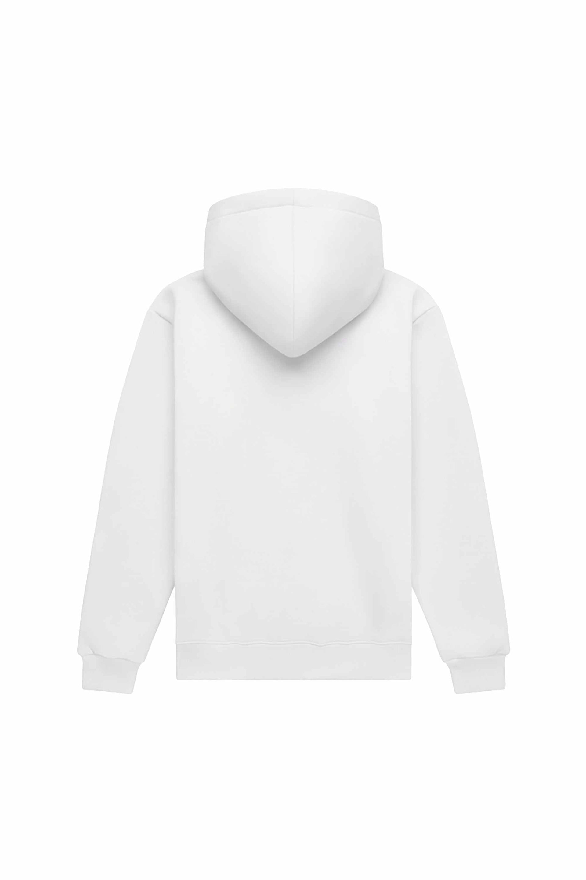 Bluza z kapturem regular LIGHT BRUSHED WHITE idealna do nadruku, wyprodukowana w Polsce